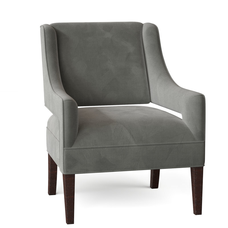 Fauteuil l 27 po Madison, Anthracite, 9953 Polyester étain