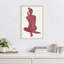 «Minimal Woman No 3» par Jay Stanley, impression sur bois encadrée-1887267890
