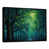 Cadre flottant noir, bois massif