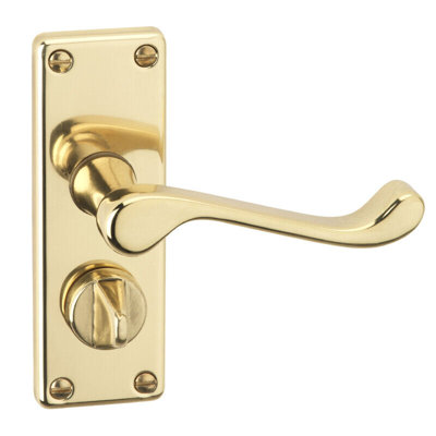 Victorian Scroll Door Handles Set