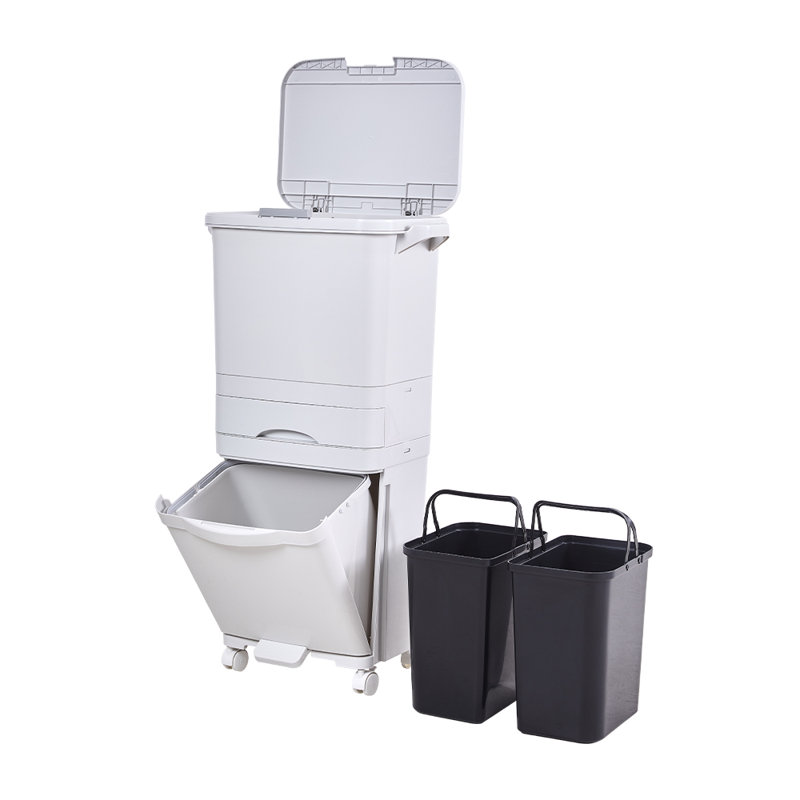 49 Litre Step-On/ Hand Press Tresh Can