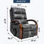 Fauteuil inclinable électrique gris Powerair