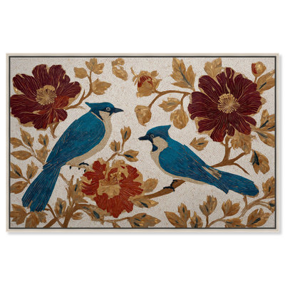«Blue Jays I», reproduction d'art sur toile par Art Remedy