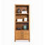 27.56" Brown Standard Solid  Wood Display & China Cabinets