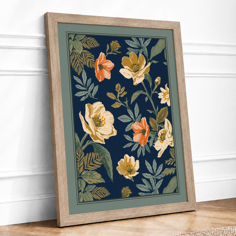 Bloom Botanical - Framed Print, A3 - 42.0 x 29.7 cm, Oak