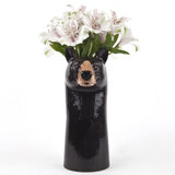 Flower Vase - O/S - Bear - Black Bear