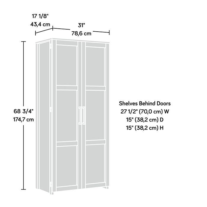Tamika Storage Cabinet, Walnut