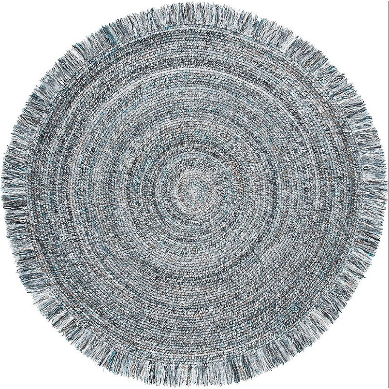 Aleesia Handmade Performance Rug, Round 5'