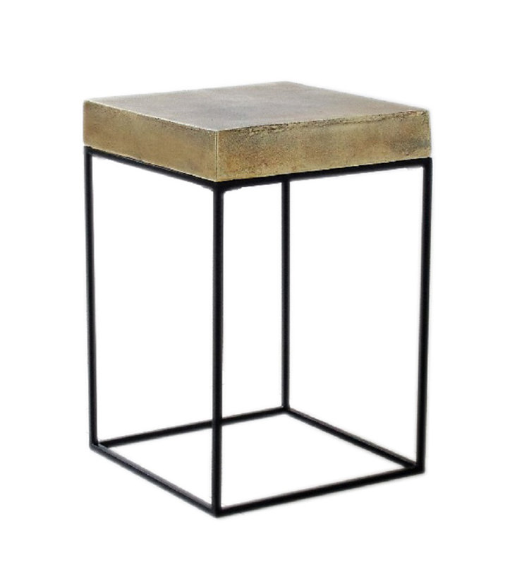 Table de bout en fer Mechling