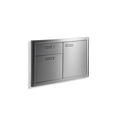 Ventana 42" StAinless Steel Drop-In Door & Drawer Combo