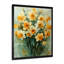 Bloom, orange, blanc, nature morte, jonquilles IV - jonquilles, impression d'art mural-106117442-106117444