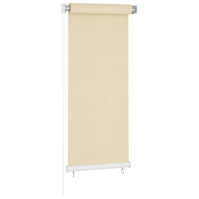Room Darkening Roll-Up Blind, 60cm W x 140cm L, Cream