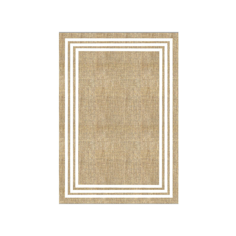 Tapis intérieur / extérieur en coton / polyester tissé à la machine Modern, Rectangle 5 pi 3 po x 7 pi 6 po