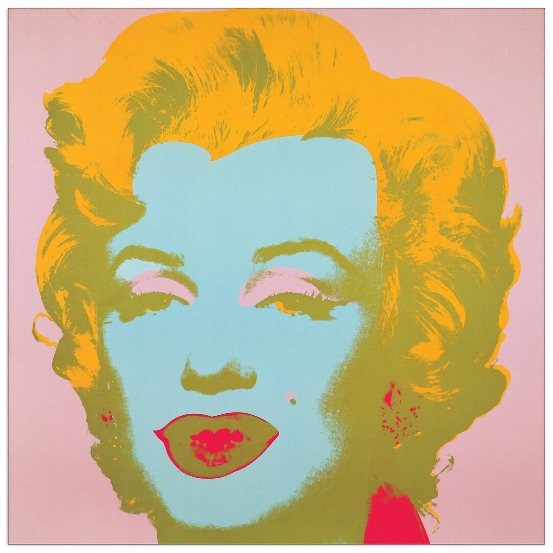 Paneel „Marilyn Monroe" von Warhol, Grafikdruck