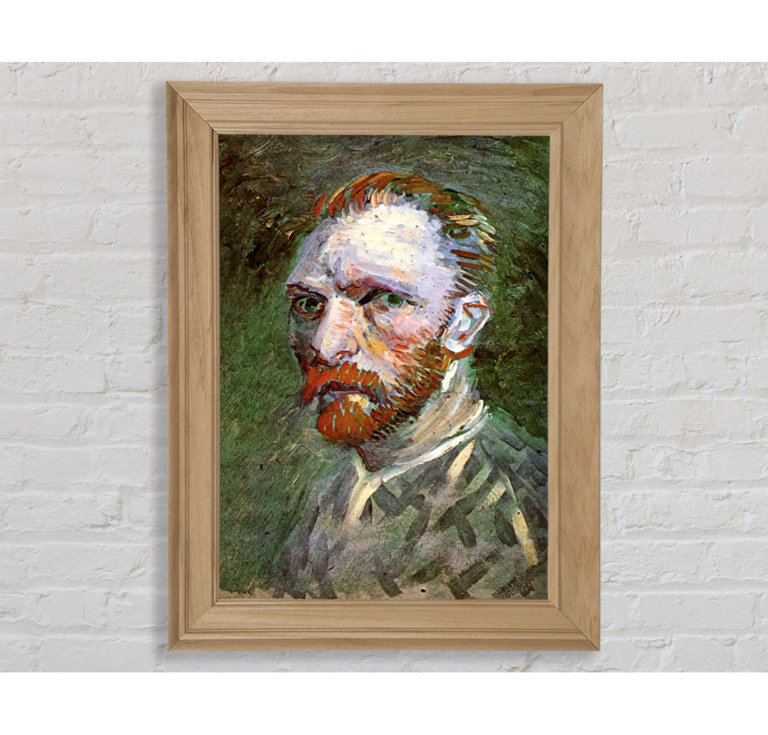 Van Gogh Selbstporträt 4 - Einzelner Bilderrahmen Kunstdrucke