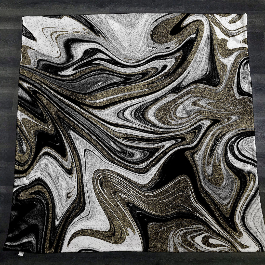 Plain Weave / Muslin Throw Blanket Deja Blue Studios