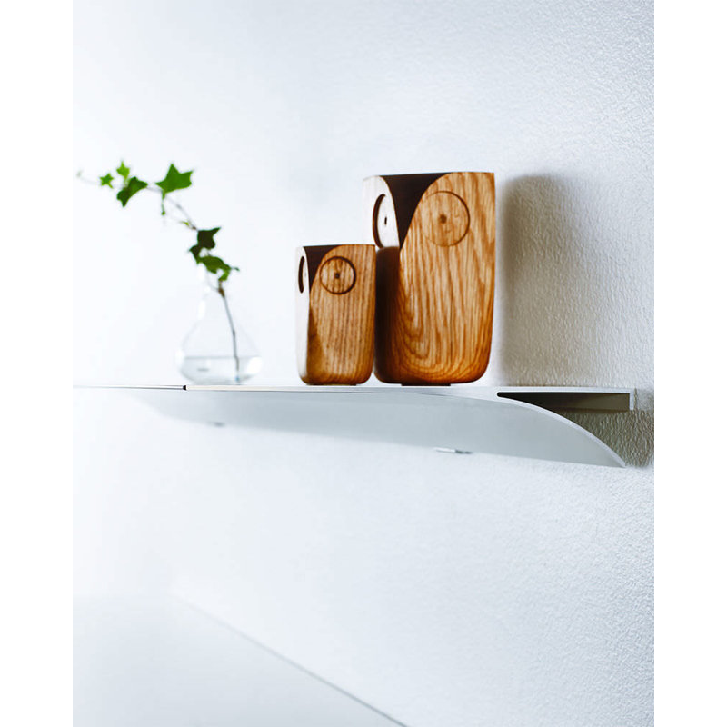 Metal Floating Shelf, 2cm H x 118cm W x 18cm D, Silver