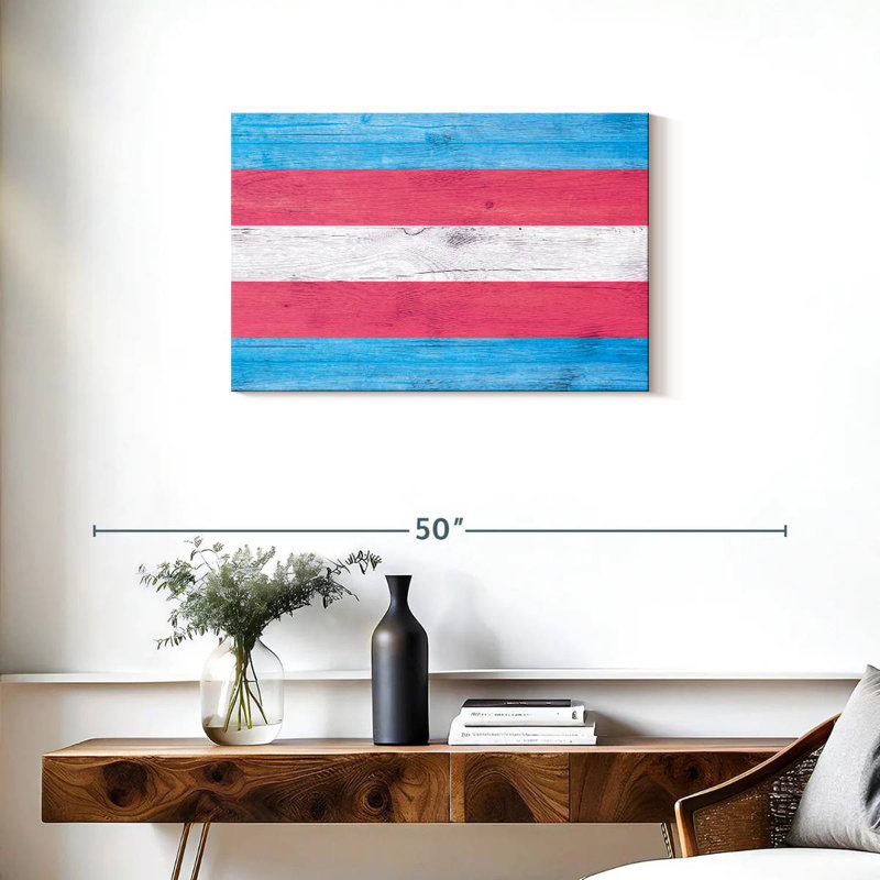 Hiltrud rose, bleu, blanc