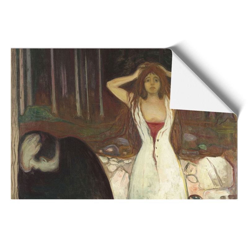 Ashes by Edvard Munch - Frameless Print, 42cm H x 59cm W x 0.1cm D