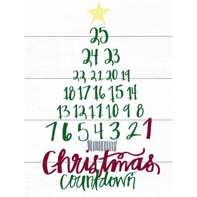 " Christmas Countdown Tree "