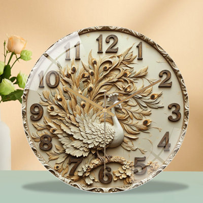 Horloge murale Peacock