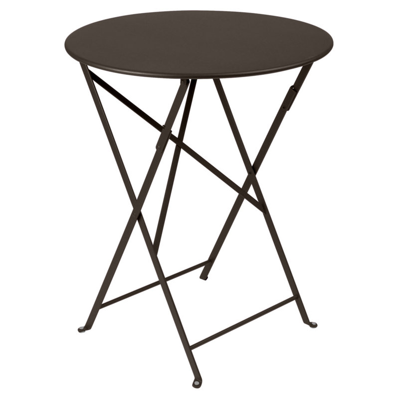 Bistro Outdoor Round Bistro Table, 29" H x 30.5" W x 30.5" L, Anthracite