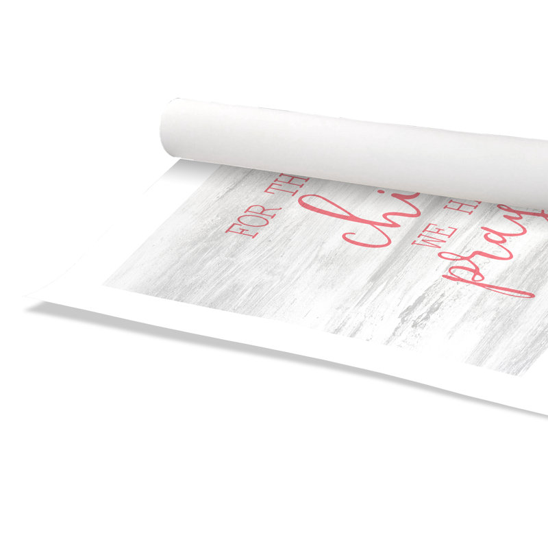 Impression sur papier roulée pour cet enfant, H 20 po x l 24 po x P 1 po