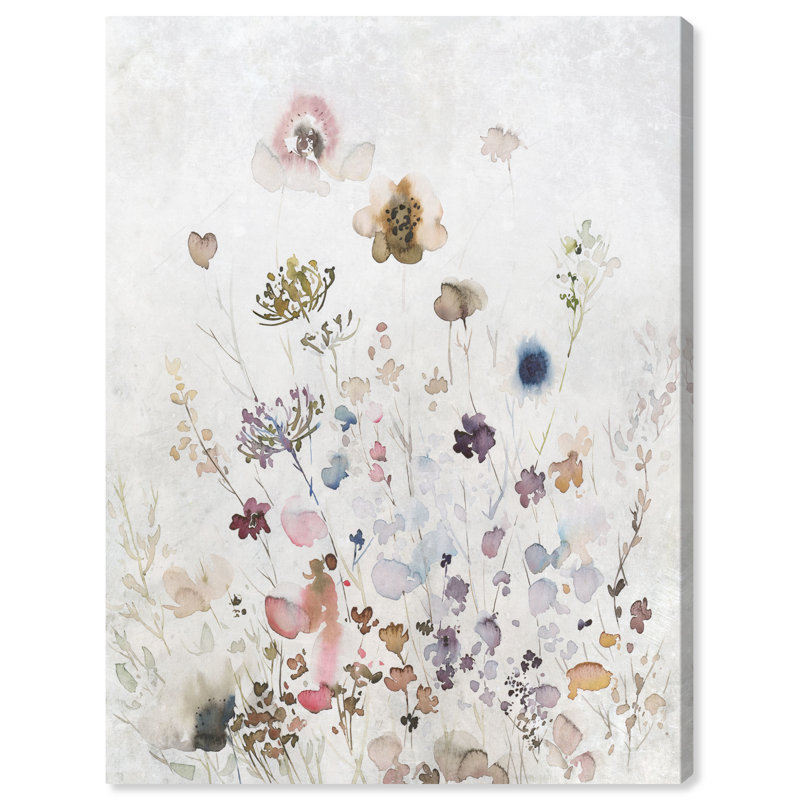 «Meadow Wild Floral» sur toile par Wynwood Studio Print, H 20 po x l 20 po x P 0,8 po