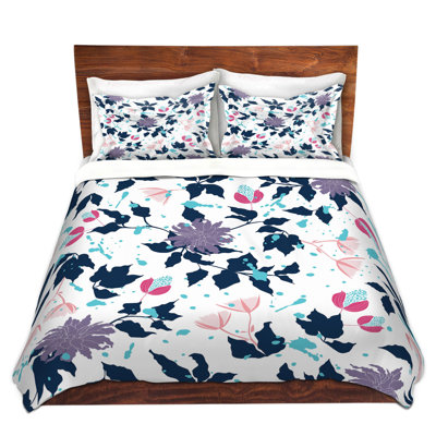 Ensemble de housse de couette fleurs splash