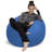 Bean Bag Chair - Shredded Foam Filled Round Pouf Chair - Plush, Ultra Soft Memory Foam Filled Bean Bag Chair with Microsuede Cover - Stuffed Foam Filled Furniture and Accessories for Dorm Room-2121120481-2065592691