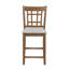 Ensemble de salle à manger moderne à hauteur de comptoir moderne avec table extensible et base de rangement-1856466244