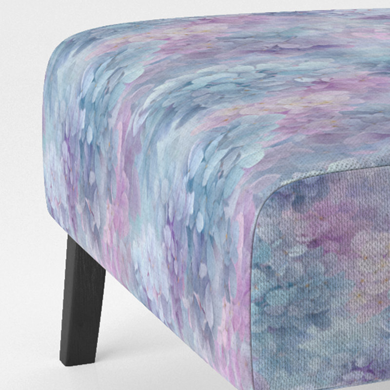 Fauteuil de chambre Floral, Pantoufle sans accoudoirs