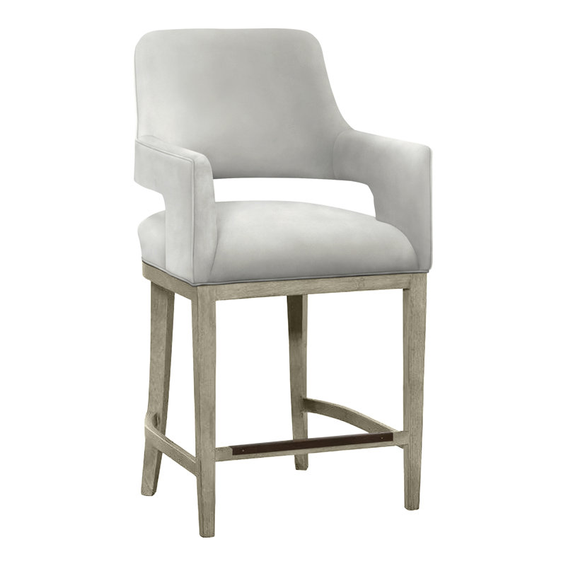 Tabouret de bar et de comptoir Josie, Amande chamois, 8703 Nuage, Bar Stool (30.5” Seat Height)