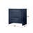Navy Blue Bath Vanity 36 In. W X 20 In. D, With Cultured Marble Top-117978752