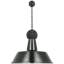 Thomas O'Brien, "Academy 17.5" Anchored Mack Barn Light in Matte Black with 16" Soft Copper Bowers Shade-117837512-117837516