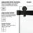 44-49" W x 60" H Frameless Double Sliding Tub Door with 3/8" (10mm) Clear Tempered Glass, Shatter-Resistant Film & Installation Hole Locator-117544767