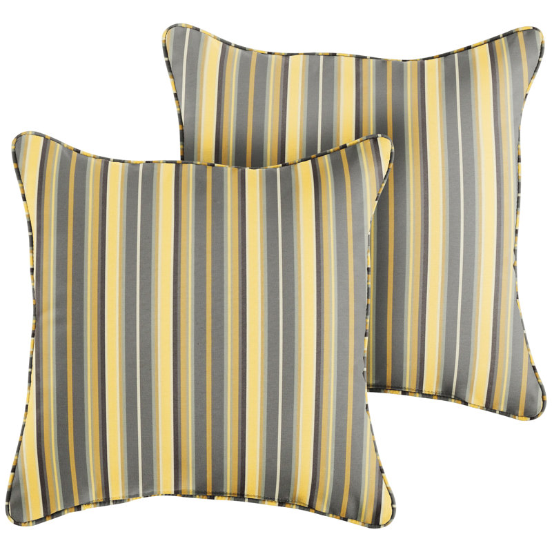 Coussin décoratif intérieur / extérieur Vintage, H 22 po x l 22 po x P 6 po