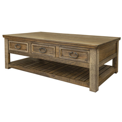 Table basse 6 tiroirs Everby