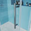 Porte de douche coulissante simple sans cadre avec verre transparent 5/16 po (8 mm) Opal Mirage MCOCOD l 48 po x H 76 po-106514200