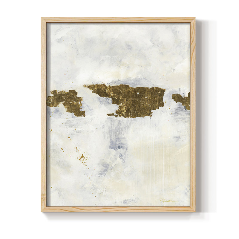 «Mixed messages II», reproduction encadrée - bois massif, Natural, 11" H x 9" W
