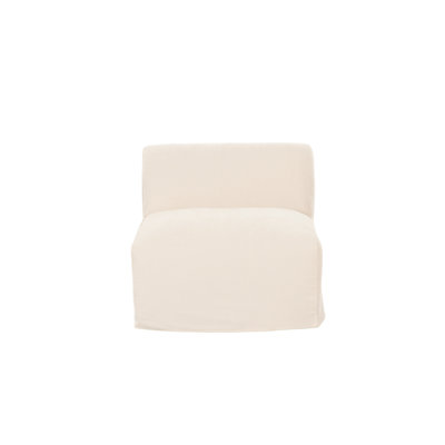 Wilde Upholstered Armless Slipper Chair