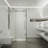 Winslow 58" W x 35" D x 74" H Sliding Frameless Shower Enclosure with 3/8  Clear Glass-50833574