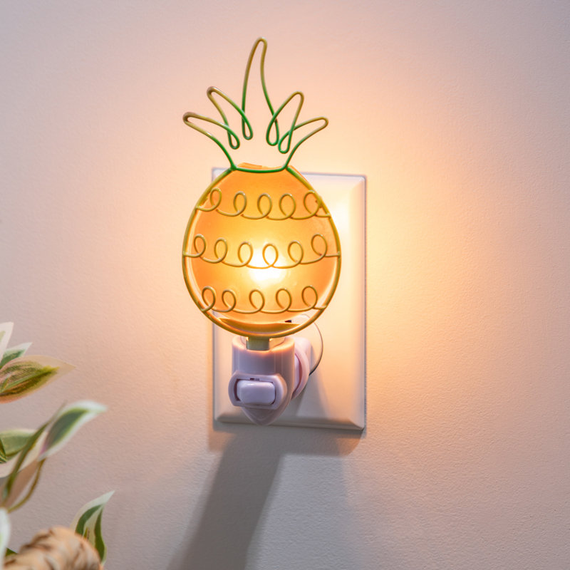 Glass Pineapple Night Light