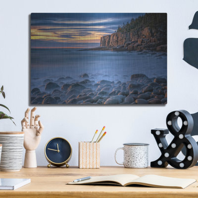 Highland Dunes «August Dawn On Boulder Beach» par Rick Berk, mur en métal