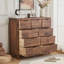 Armoire d'appoint en bois manufacturé brun massif-1802341183