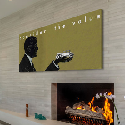 Consider The Value - Wrapped Canvas Print