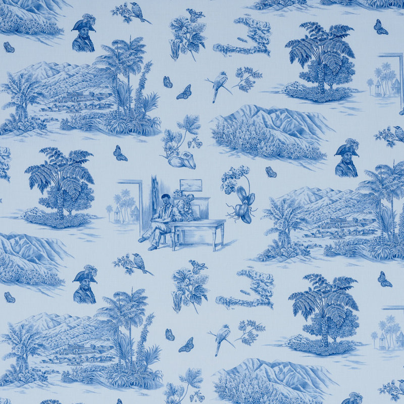 Toile Schumacher x Victor Glemaud, Bleu / ciel