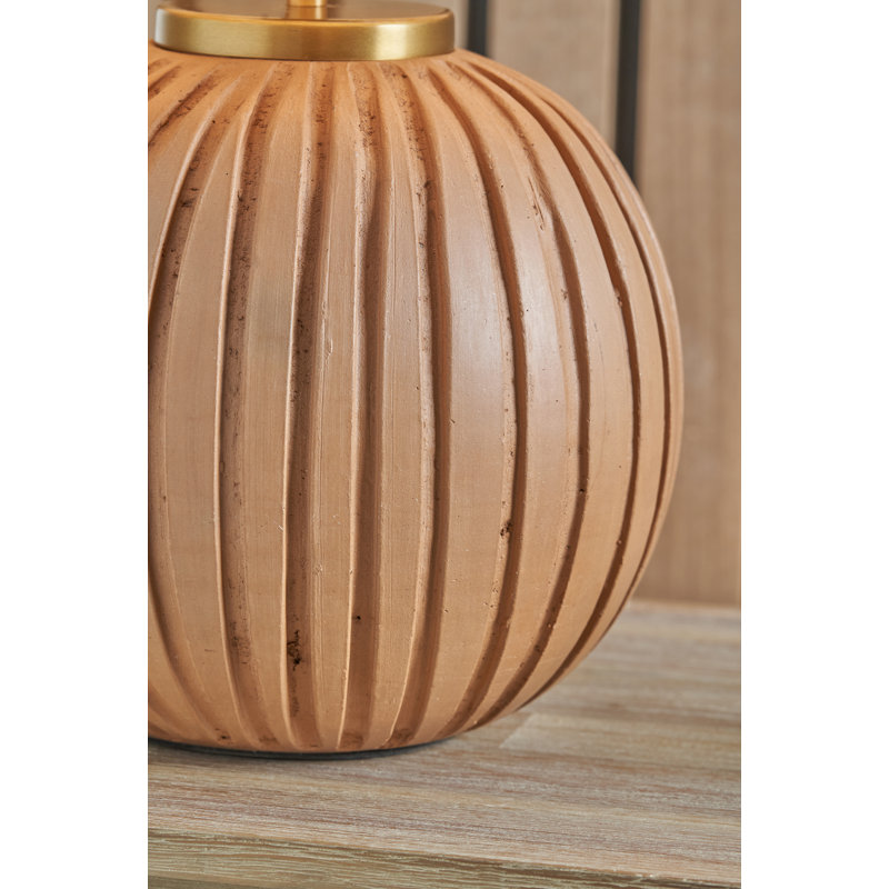 Ezekiel Ceramic Table Lamp, Natural