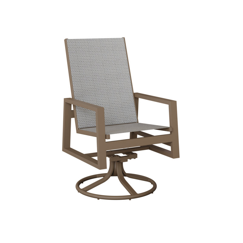 Chaise berçante berçante à haut dossier berçant Vida Berlin Gardens, Corbeau Jazzy, Argile