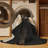 Machine Washable Hubbard Shot Put Industrial Rug in Brown – Black Binding-427836701